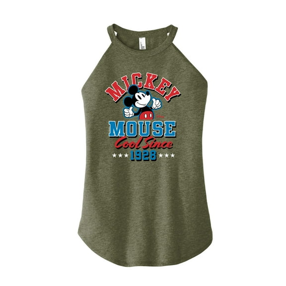 Disney - Mickey Mouse - Cool Since 1928 - Juniors High Neck Tank Top