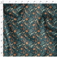 thumbnail image 2 of Soimoi Japan Crepe Satin Blue Fabric By the Yard - 54 Inch Wide - Florals Print Fabric - Elegant and Timeless Patterns for Fashion and Home Decor Printed Fabric, 2 of 6