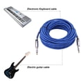 thumbnail image 1 of Audio Macho A Macho, Cable De Conector Estéreo De 6.35 Mm Con Cordón De 1/4 De Pulgada Y Malla Anti Rotura Para Guitarra Eléctrica, Mezclador, Altavoz 1m, 1.8m, 5m, 10m, 15m,, 1 of 2