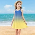 thumbnail image 2 of Ugoldhm Sleeveless Dresses for Girls Casual Plaid Print Cute Slip Dress Summer Clothes Size 4-15, 2 of 9