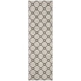 thumbnail image 3 of SAFAVIEH Vermont Orval Geometric Floral Wool Runner Rug, Ivory/Black, 2'3" x 8', 3 of 6