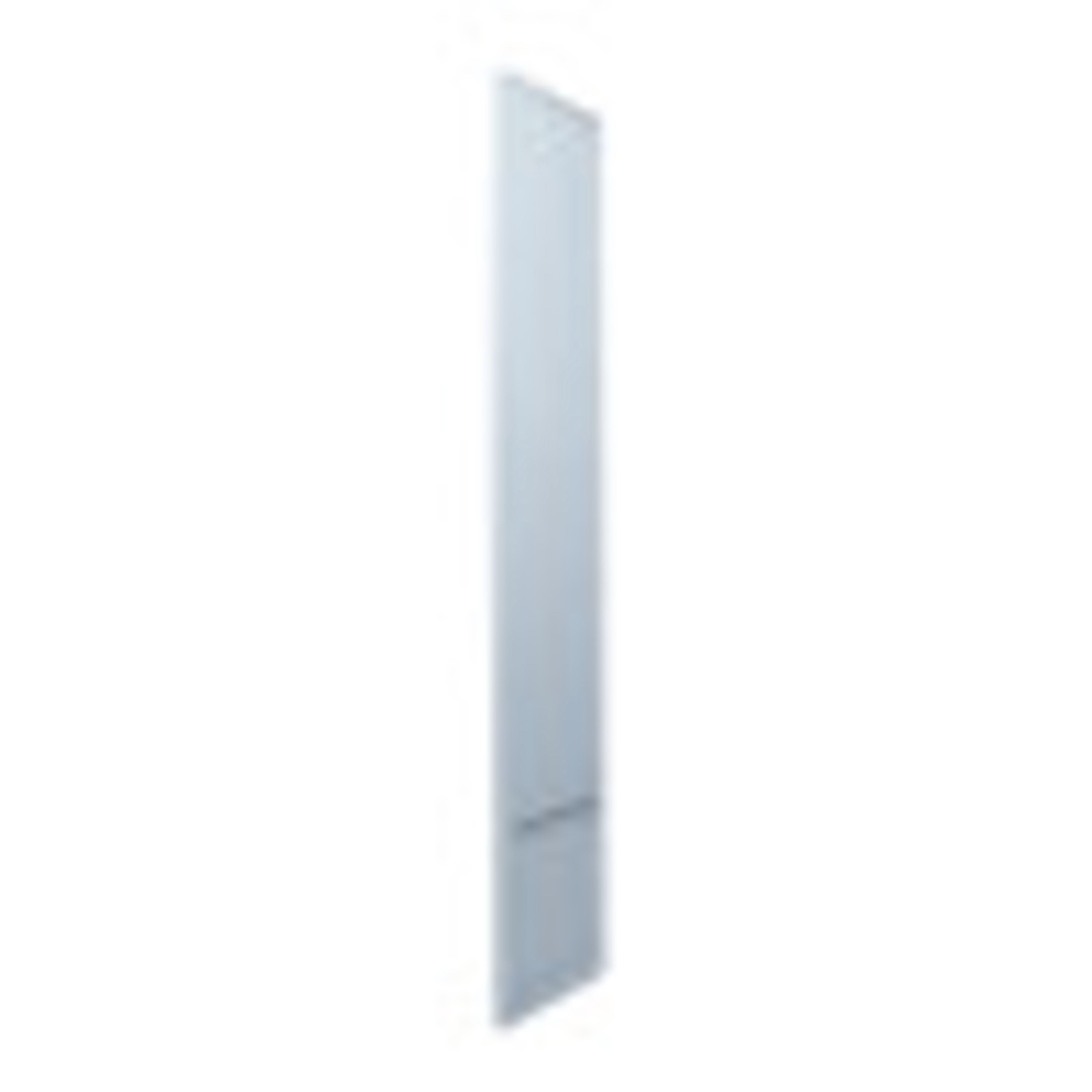 DecMode 44" x 72" Blue Wood Hinged Foldable Partition 3 Panel Room Divider Screen with Window Pane Style Mirror, 1-Piece