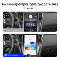 thumbnail image 5 of SNATEEN 13.6 inch Carplay Screen/Radio/Multimedia Player for Infiniti Q50/Q50L/Q50S/Q60 2016-2025 Universal Car Navigation/GPS Upgrade Headunit Android Display HD Touch Screen Receiver Replace System, 5 of 16