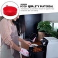 thumbnail image 3 of 1Pc Air Fryer Silicone Hand-held Bakeware Barbecue Plate Multifunctional Pad Red, 3 of 8