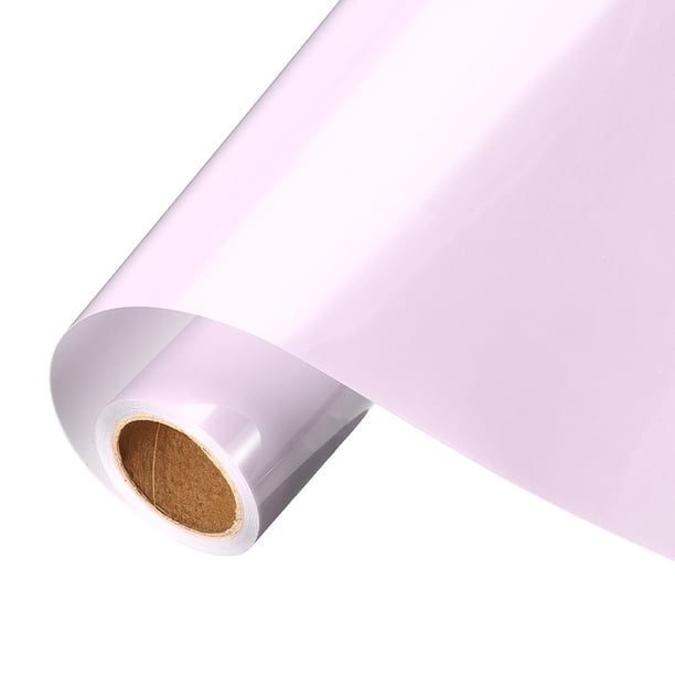 Vinilo de Transferencia de Calor Rosa Claro Uxcell, Rollo de Vinilo de 10 Pulgadas x 9.8ft