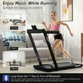 thumbnail image 5 of Costway Up To 7.5MPH 2.25HP 2 in 1 Dual Display Screen Treadmill Jogging Machine W/APP Control Black, 5 of 6