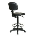 thumbnail image 6 of Scranton & Co Sculptured Seat and Back Vinyl Drafting Chair, 6 of 6