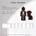 thumbnail image 5 of Fldy Boys Boxing Uniform Satin Boxer Hooded Cloak with Belt and Sports T-shirts Shorts Set Red 6, 5 of 5
