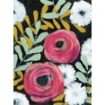 thumbnail image 2 of Popp, Grace 25x32 Black Ornate Wood Framed with Double Matting Museum Art Print Titled - Flor de Color II, 2 of 4