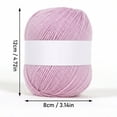 thumbnail image 3 of 1Pc Merino Wool Yarn, Hand Knitting & Crochet Wool Yarn, Soft Craft Yarn For Diy Projects, 3 of 7