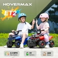 thumbnail image 2 of HOVERMAX 6V Kids Ride-On ATV, Electric Quad with Music, Battery-Powered 4 Wheeler for Toddlers & Children, 2 of 6