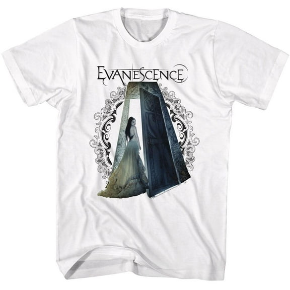 Evanescence Mausoleum Angel White Adult T-Shirt 2Xl