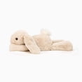 thumbnail image 2 of Jellycat Smudge Bunny Stuffed Animal, 11.8" | Soft Beige Lying Bunny Plush Toy with Floppy Ears, Cuddly Gift for Kids & Adults, 2 of 3