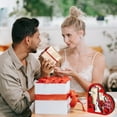 thumbnail image 7 of Valentine's Day Table Sign Decoration Wooden Heart Table Signs Ornaments Happy Valentine's Day Wooden Centerpiece for Home Table Wedding Party, 7 of 7