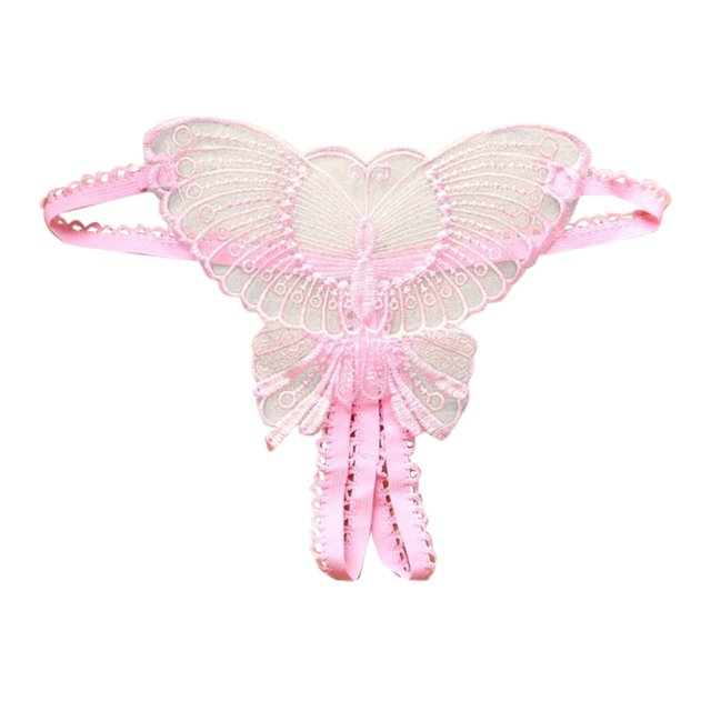 WTXUE Intimates | Thong Sheer Lace Color Fashion Womens Solid | 1 Pair