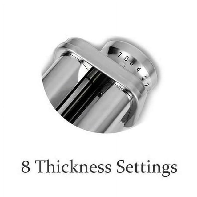 Accessoire de Feuille pour Rouleau à Pâtes pour Batteur sur Socle kitchenaid, Accessoire de Machine à Pâtes en Acier Inoxydable