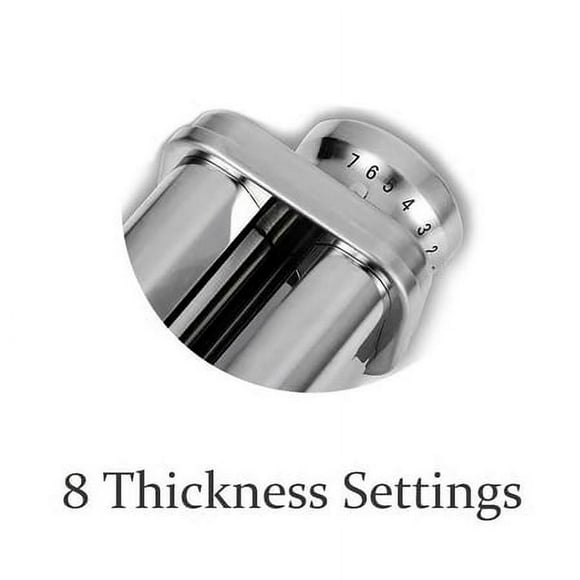 Accessoire de Feuille pour Rouleau à Pâtes pour Batteur sur Socle kitchenaid, Accessoire de Machine à Pâtes en Acier Inoxydable