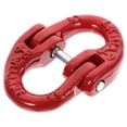 thumbnail image 4 of Red Steel Safety Chain Connector for Industrial Use 1.2T Load Capacity Strong Durable Hitch Link, 4 of 8