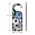 thumbnail image 3 of Do Not Disturb Door Knob Hanger Sign - International Soccer Balls - Image by Dan Morris, 3 of 3