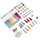 thumbnail image 4 of Kit de 12 Uds de bolígrafos con cuentas, colores brillantes, bolígrafos con cuentas y borlas para oficina, escuela, niños y estudiantes, 4 of 5