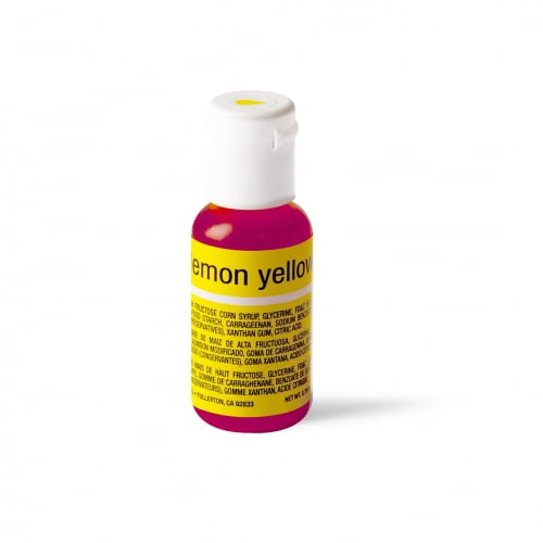 Lemon Yellow 0.7 oz Liqua-Gel Food Color by Chefmaster