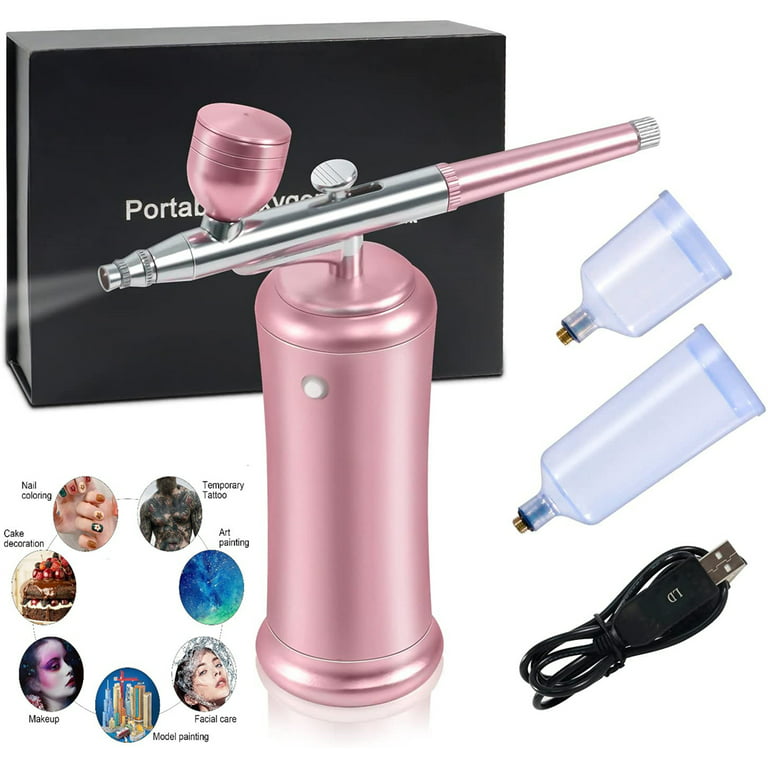  TIQTAK Cake Airbrush Kit with Compressor Cordless Enhancements  Barber Spray Gun Rechargeable Portable Makeup Air Brush Machine Kit for  Nail Art Model Coloring Tattoo : Beauty & Personal Care