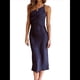 thumbnail image 1 of Vestido de Mujer con Tirantes, Cintura Media, Color Liso, Espalda Baja, Lazo, Elegante, con Hombros Descubiertos y Medio. Azul Marino XL, 1 of 10