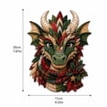 thumbnail image 3 of Fantasy Dragon Patchwork DIY Kit, Multi‑Color Dragon Motif Set, Beginner Quilting Hobby Supplies, for Indoor Living Room Study Display A, 3 of 8