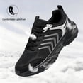 thumbnail image 4 of MeMoride Mens Sneakers Walking Shoes Comfortable Breathable Cushioning Non Slip Casual Tennis for Gym Workout Athletic, 4 of 7