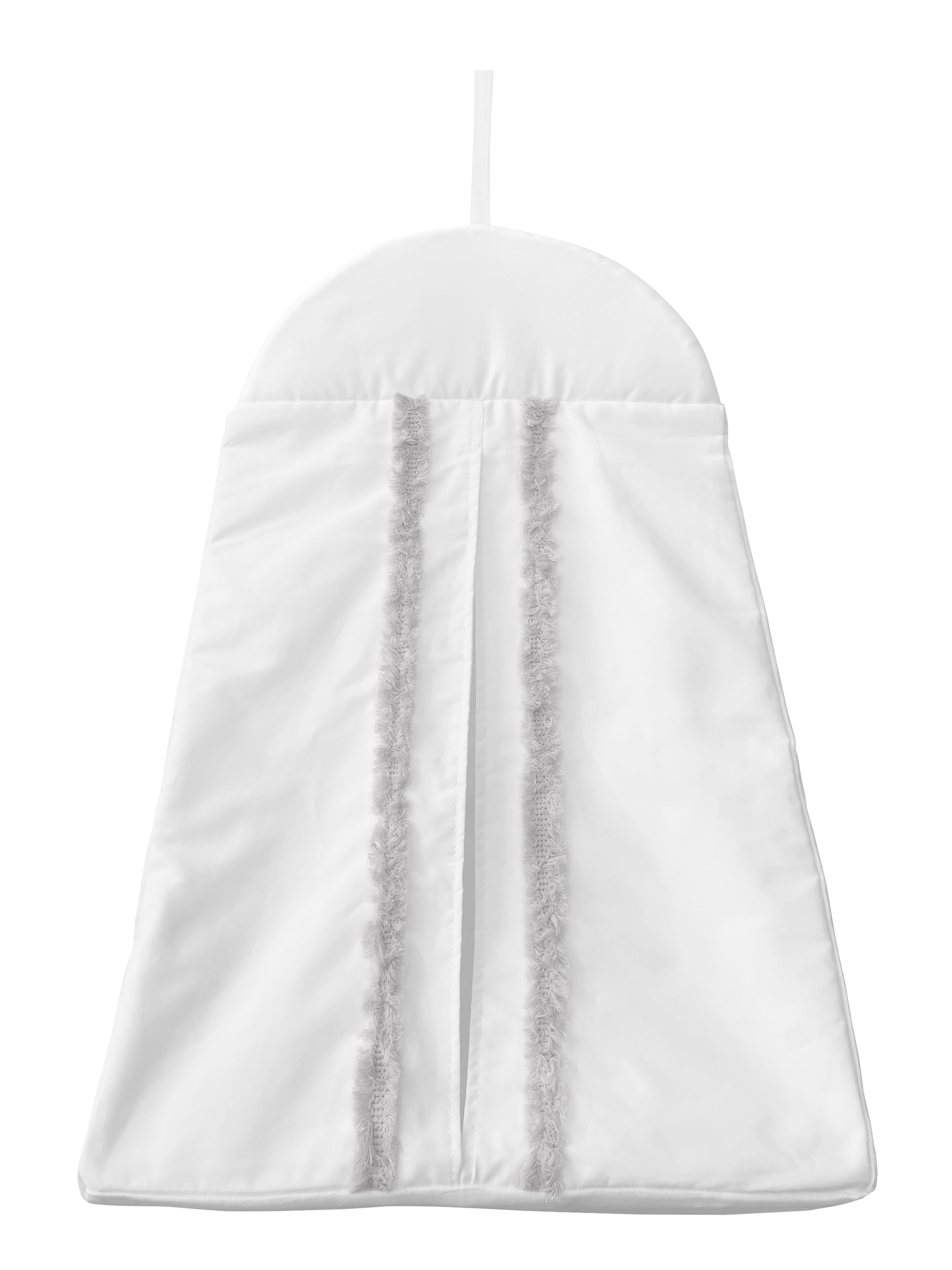 Sweet Jojo Designs Boho Fringe White Grey 4 Piece Crib Bedding Set