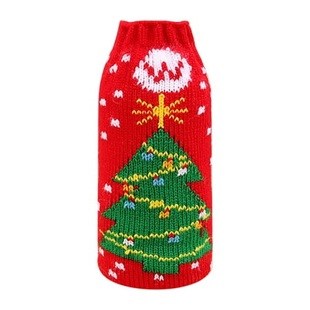 

Veki Christmas Household Supplies Premium Knitted Christmas Beer Bottle Covers Christmas Beer Bottle Decorations Wine Bottle Covers Wine Travel