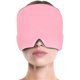 thumbnail image 1 of Gorro de gel para aliviar el dolor de cabeza, terapia de frío y calor, para migraña, terapia portátil para quimioterapia, envoltura para el cuello sinusal, alivio del dolor, masaje antiestrés, rosa, 1 of 5