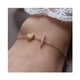 thumbnail image 1 of Wartleves Pulsera 26 Pulseras con Letras Iniciales en Inglés para Enamorados Mujeres Hombres Personalizadas β, 1 of 7