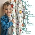 thumbnail image 3 of Blackout Kids Curtains,Pioneer Flower Floral Print Pattern Childrens Insulated Curtains Set Of 2,Bedroom Essentials,Toddler Room Decor 42"x54", 3 of 5