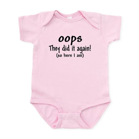 

CafePress - Oops They Did It Again! Funny - Baby Light Bodysuit Size Newborn - 24 Months