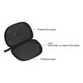thumbnail image 3 of Funda para Palas de Ping Pong Uxcell, Funda Suave para Raquetas de Tenis de Mesa, Bolsa Contenedora en Forma de Ventilador, Gris, Paquete de 2, 3 of 6