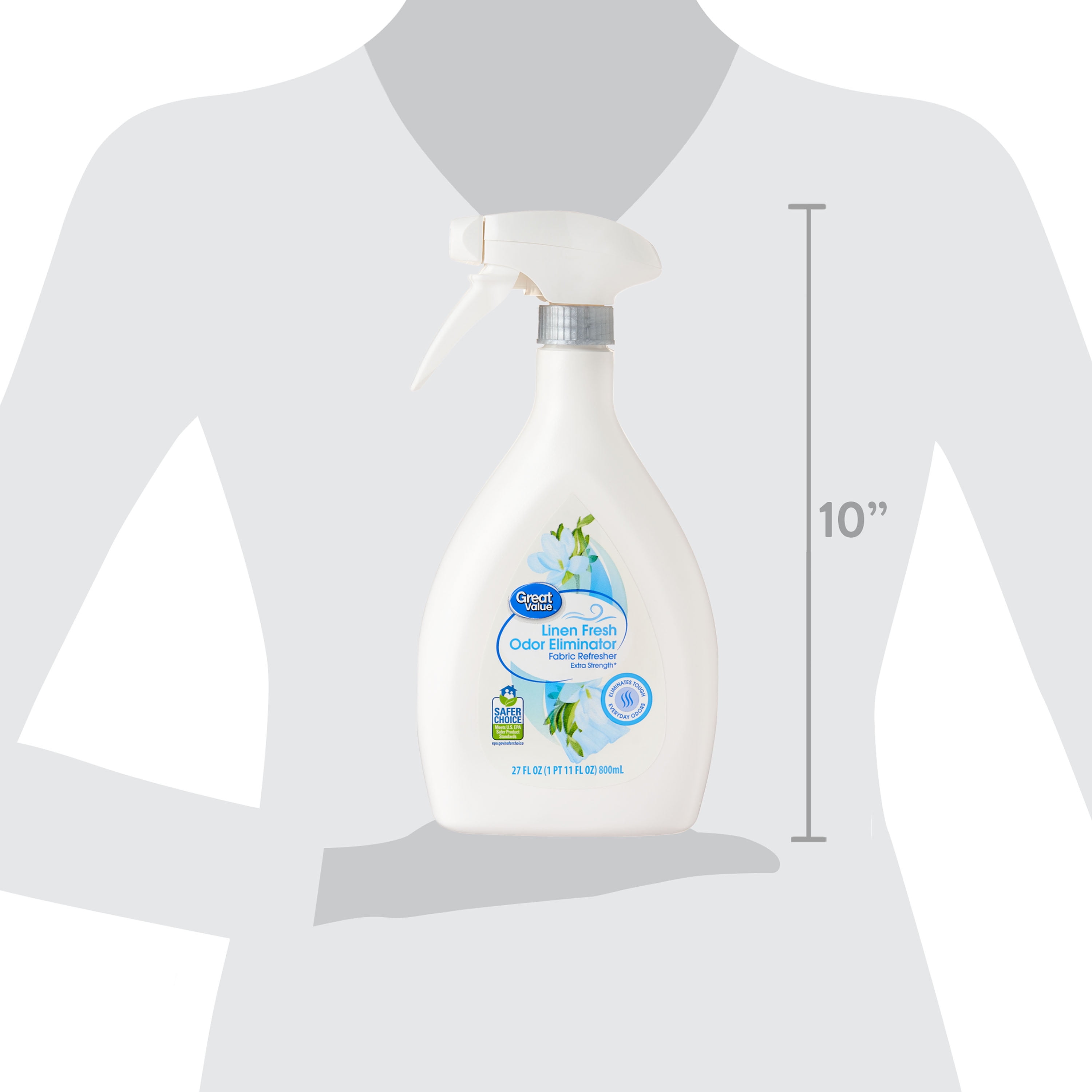 Great Value Fabric Refresher Spray, Fresh Linen, 27 fl oz