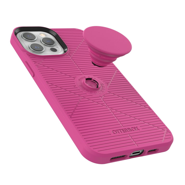 OtterBox Bundle Commuter Series - Funda Para IPhone 14 PRO (no Es Azul) + PopSockets PopGrip (ágata Aceite