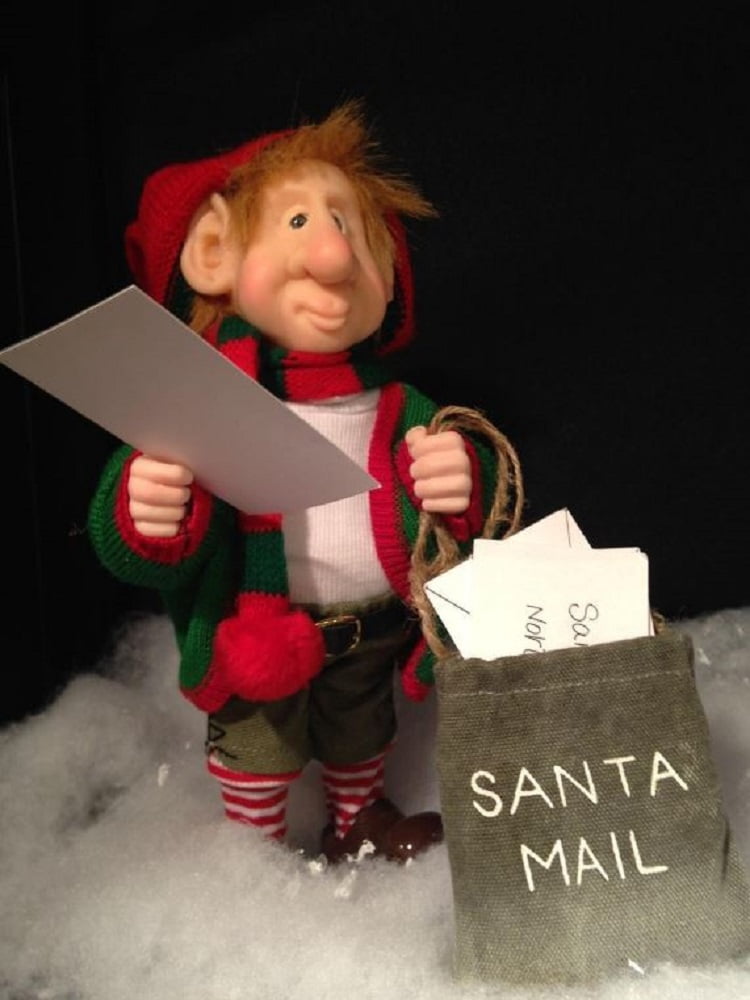 Zim's The Elves Themselves Orin the Elf with Letters to Santa Christmas