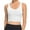 White, variant on asdoklhq Sports Bras for Women Plus Size, Women Sleeveless Vest Ladies Chest pad movement Short Tank Tops