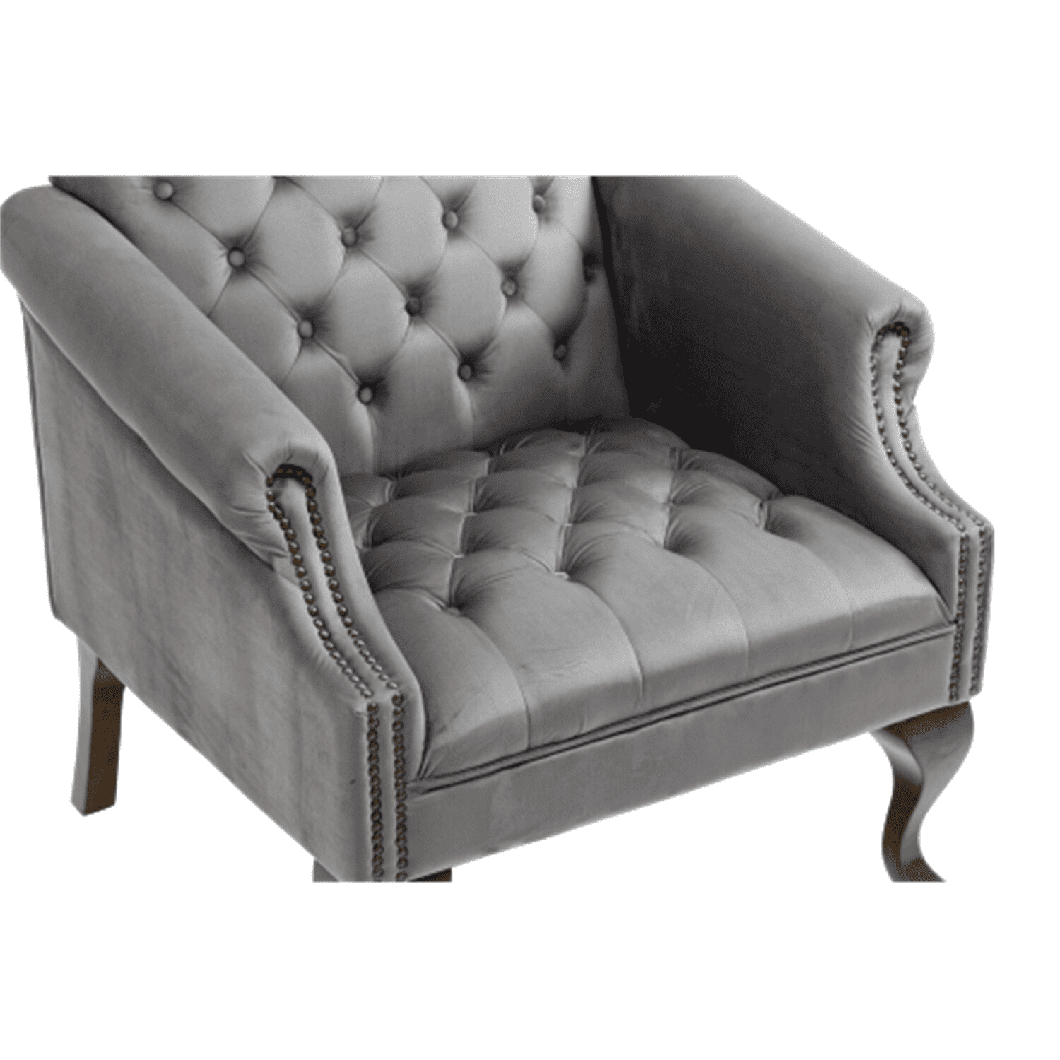 Fulocseny High Back Velvet Arm Chair,Modern Accent Chair 22 Wide Wing Back  Chair,Side Chair,Fabric Wingback Chairs,Contemporary Leisure Side Chair