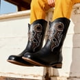 thumbnail image 5 of DREAM PAIRS Kids' Western Cowboy Boots Classic Embroidered Cowgirl Boots for Toddlers/Little Kids Durable Non-Slip Western Boots with Convenient Pull Tabs, 5 of 6