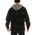 thumbnail image 3 of Smiths Workwear Mens Sherpa Lined Microfleece Shirt Jacket XX-Large Blackwatch-376, 3 of 5