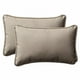 Pillow Perfect Inc. 386744 Lin Solaire Rectangle Jeter Oreiller (Lot de 2) – image 1 sur 3