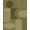 Green, Pattern 6, variant on Design&I 8'x10' Washable Area Rug Snag-Free Olive Beige Geometric Flow Design Abstract Curved Lines and Shapes for Dining Room, Large Office, Lounge