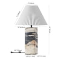 thumbnail image 3 of Safavieh Couture Mackenzie 25" Powder Coating Table Lamp, Light Brown/Black, 3 of 12