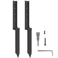 thumbnail image 1 of Kit de Reparación de Postes de Acero de Alta Resistencia, Estacas de Anclaje para Postes de Cerca y Estacas de Madera (Paquete de 2), 1 of 5