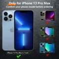 thumbnail image 2 of Entronix Bundle Compatible with iPhone 13 Pro Max, Magnetic Clear Case 2 Screen Protectors 2 Camera Lens Cover, 2 of 8