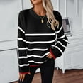 thumbnail image 2 of Women's Sweaters Off The Shoulder 2024 Fall Batwing Casual Loose Fashion Sweater Pullovers, 2 of 5