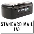 thumbnail image 1 of Slim Pre-Inked Standard Mail A Stamp, Slim 1444, Ultra Slim Design, Impression Size 1/2" by 1-3/4", Up to 25,000 Impressions - Black Ink, 1 of 10